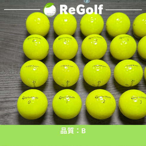 【中古】 【送料無料】 ロストボール テーラーメイド RBZ SOFT ロケットボールズ ソフトボール イエロー 20球 ABランク ゴルフボール リゴルフ